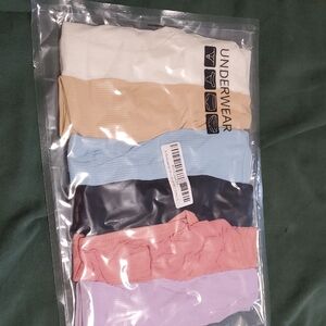 Women's high Waited Thongs Multi-Color Underwear Pack